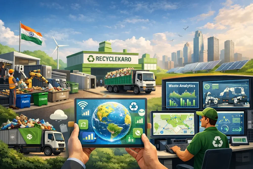 how recyclekaro is using technology to solve india's waste crisis